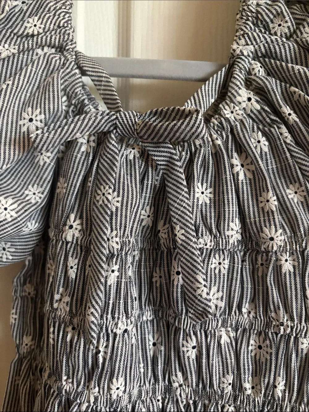 Bonnie Jean Puff-Sleeve Floral Smocked Kids Dress